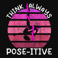 Think Always Pose Itive   Aerial Silk Acrobatics T Shirt Crop Top | Artistshot