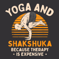 Yoga And Shakshuka Therapy Fitness Egg Dish Health T Shirt Vintage Short | Artistshot