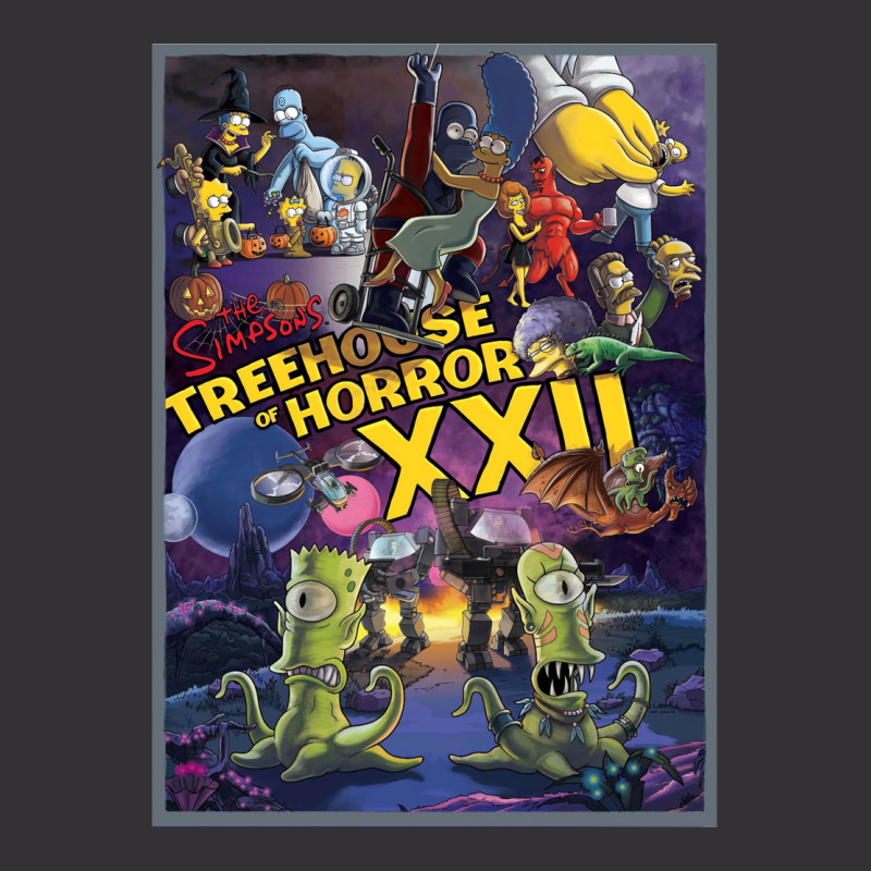 Treehouse Of Horror Xxii Vintage Hoodie by snickshreefd | Artistshot