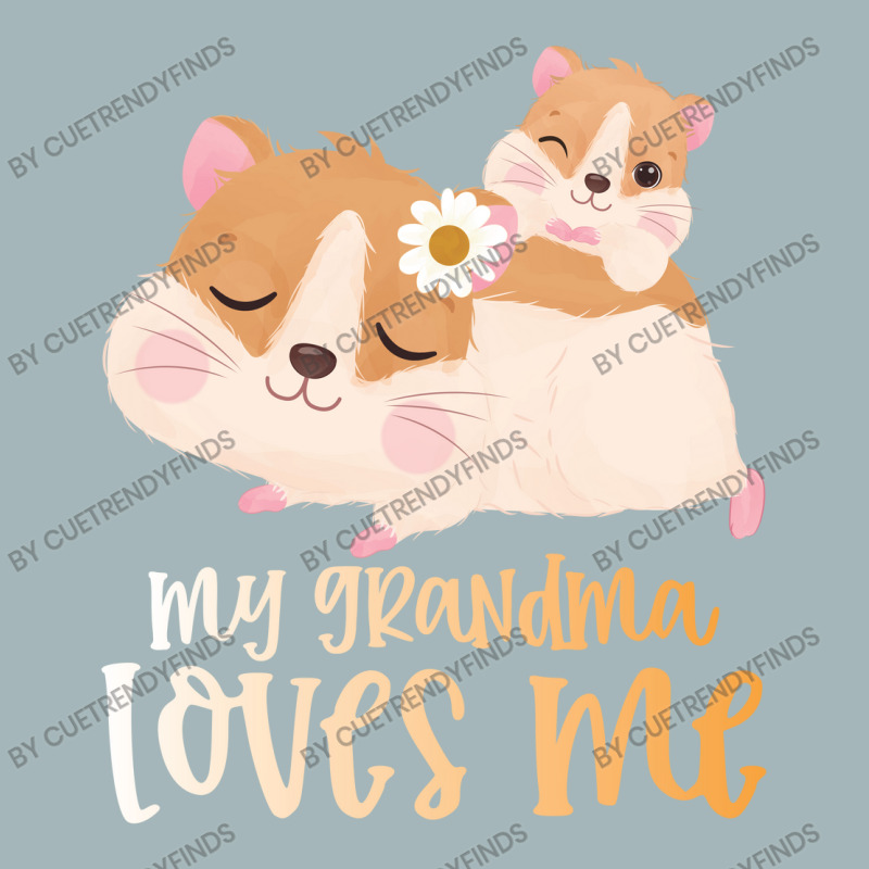 Cute Hamsters My Grandma Loves Me Unisex Sherpa-Lined Denim Jacket by CueTrendyFinds | Artistshot