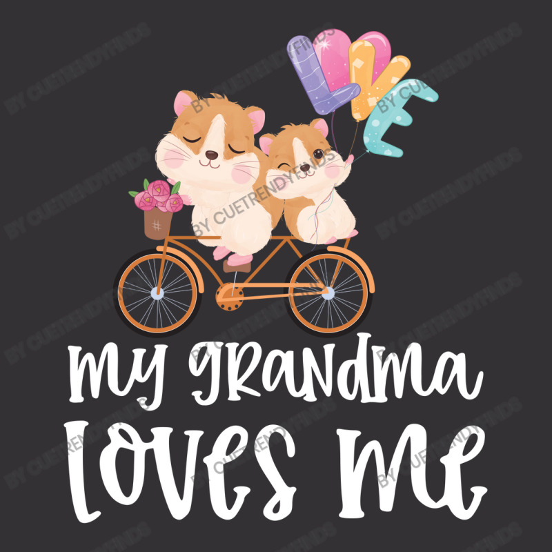 Hamsters Riding A Bike My Grandma Loves Me Gift For Kids Vintage Short by CueTrendyFinds | Artistshot