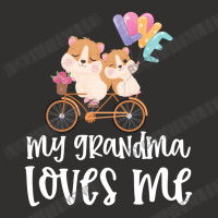 Hamsters Riding A Bike My Grandma Loves Me Gift For Kids Champion Hoodie | Artistshot