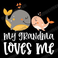 Orange Whales My Grandma Loves Me Unisex Jogger | Artistshot