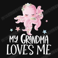 Pink Octopus My Grandma Loves Me Graphic T-shirt | Artistshot