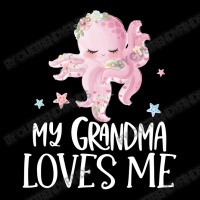 Pink Octopus My Grandma Loves Me Pocket T-shirt | Artistshot