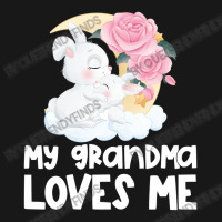 Rabbit Bunnies My Grandma Loves Me Flannel Shirt | Artistshot