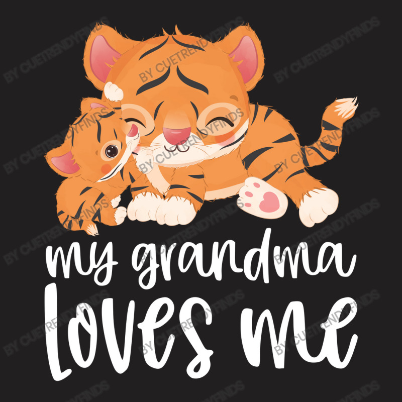 My Grandma Loves Me - Tigers T-Shirt by CueTrendyFinds | Artistshot