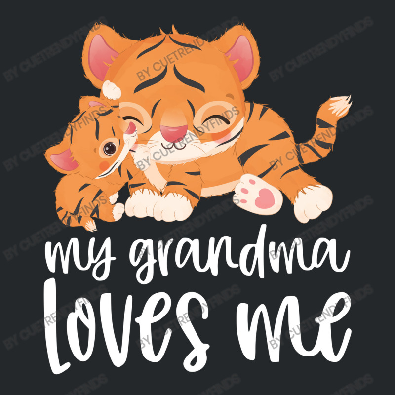 My Grandma Loves Me - Tigers Crewneck Sweatshirt by CueTrendyFinds | Artistshot