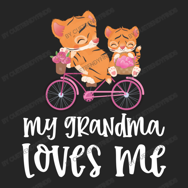 Tigers On Bike My Grandma Loves Me Unisex Hoodie by CueTrendyFinds | Artistshot