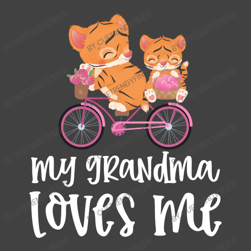 Tigers On Bike My Grandma Loves Me Vintage T-Shirt by CueTrendyFinds | Artistshot