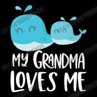 My Grandma Loves Me - Blue Whales Men's 3/4 Sleeve Pajama Set | Artistshot