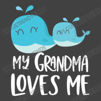 My Grandma Loves Me - Blue Whales Vintage T-shirt | Artistshot