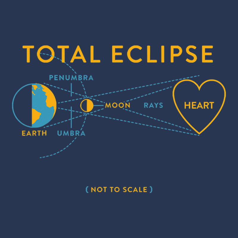 Total Eclipse Of The Heart Love Through The Eyes Of Math Men Denim Jacket by Iribe890 | Artistshot