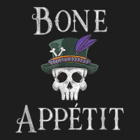 Vintage New Orleans Theme Voodoo Skull Fun Bone Appetit Pun T Shirt Classic T-shirt | Artistshot