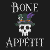 Vintage New Orleans Theme Voodoo Skull Fun Bone Appetit Pun T Shirt Hoodie & Jogger Set | Artistshot