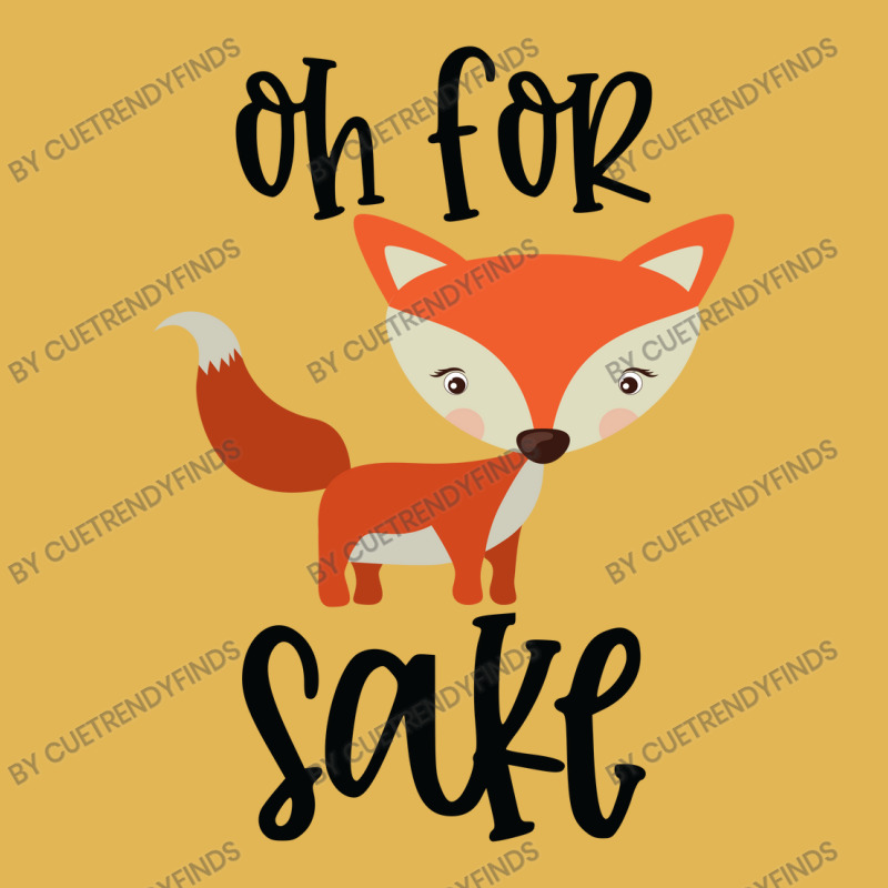 Funny, Oh For Fox Sake Vintage Hoodie And Short Set by CueTrendyFinds | Artistshot