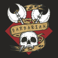 Barbarian Class Emblem Friend Ladies Fitted T-shirt | Artistshot