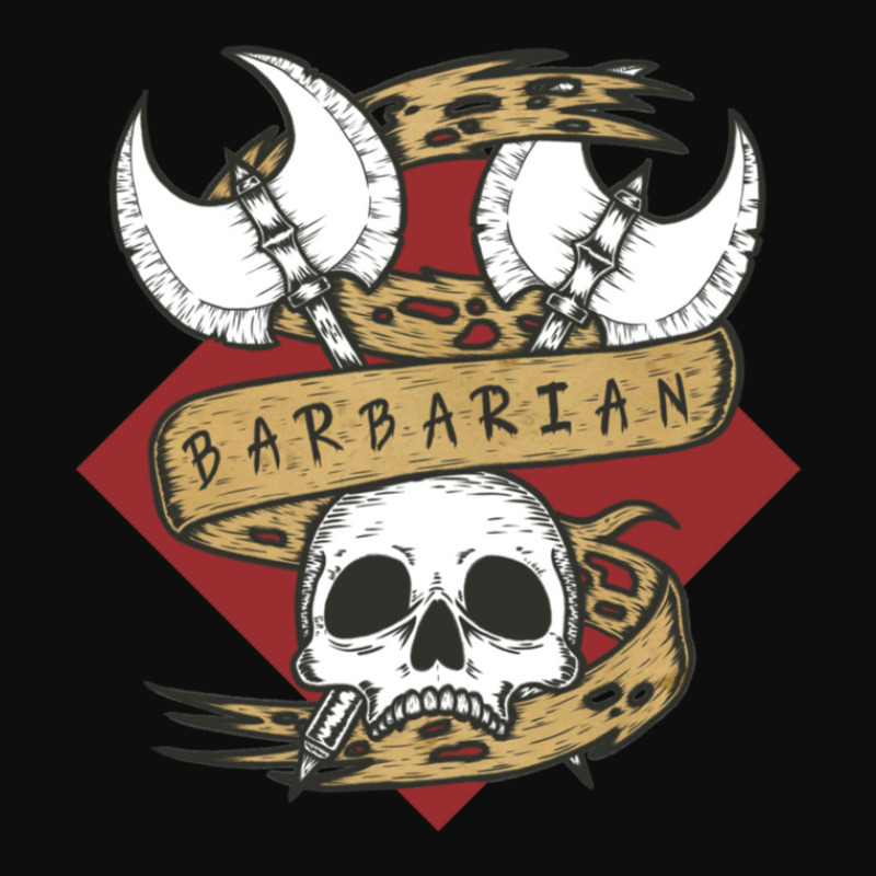 Barbarian Class Emblem Friend Crop Top by AbeaJuanje | Artistshot