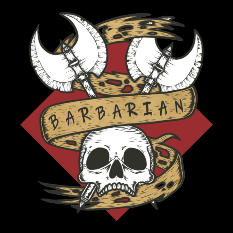 Barbarian Class Emblem Friend Cropped Hoodie by AbeaJuanje | Artistshot