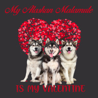 My Alaskan Malamute Is My Valentine Dog Lover Valentines Day 232 Vintage Short | Artistshot