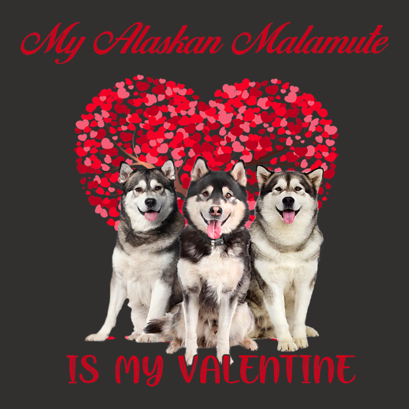 My Alaskan Malamute Is My Valentine Dog Lover Valentines Day 232 Champion Hoodie | Artistshot