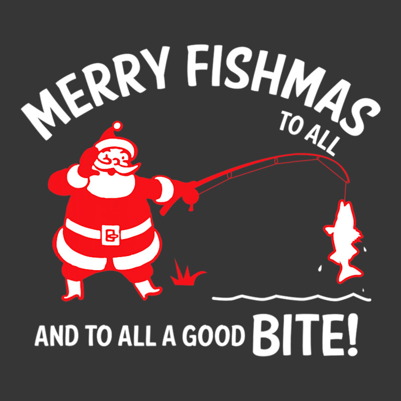 Merry Fishmas To All Good Bite Christmas Fishing Santa Gift Toddler Hoodie by nguyenchau109 | Artistshot