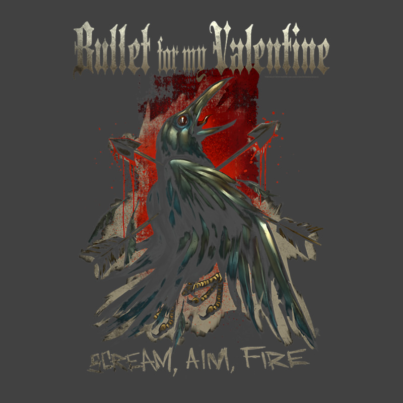 Bullet For My Valentine – Scream Aim Fire Crow Vintage T-Shirt by larrylarry | Artistshot