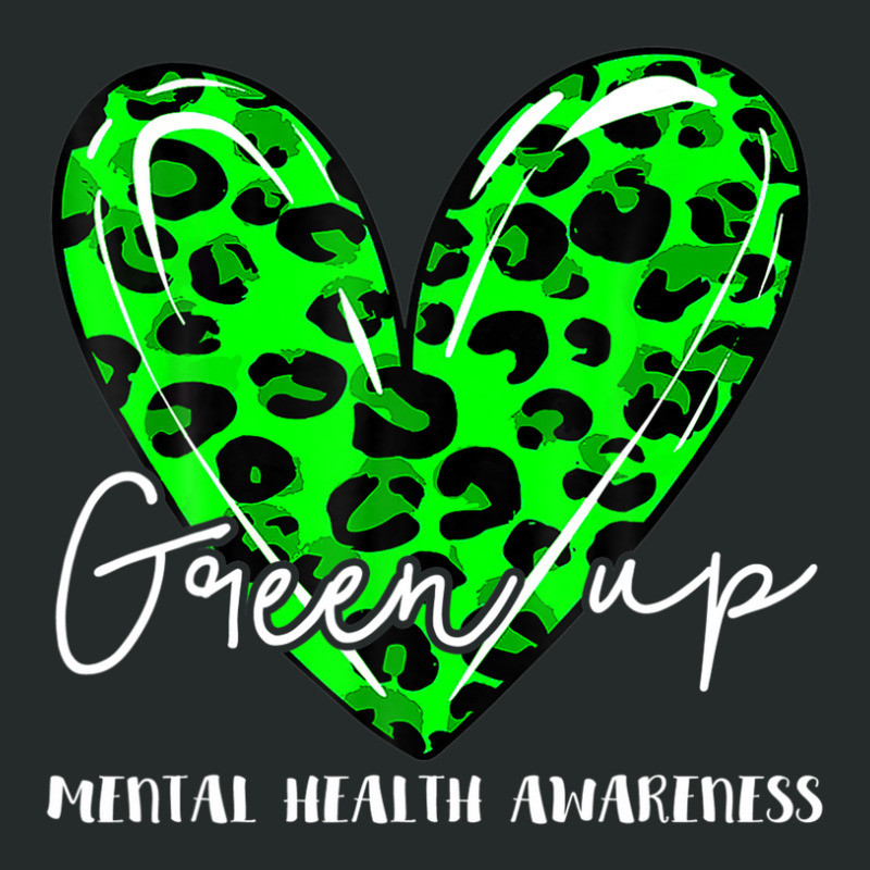 Green Up For Mental Health Awareness Green Leopard In May Women's Triblend Scoop T-shirt by fasolaywes | Artistshot