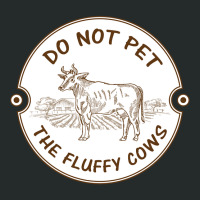 Do Not Pet The Fluffy Cow Classic  Copy Women's Triblend Scoop T-shirt | Artistshot