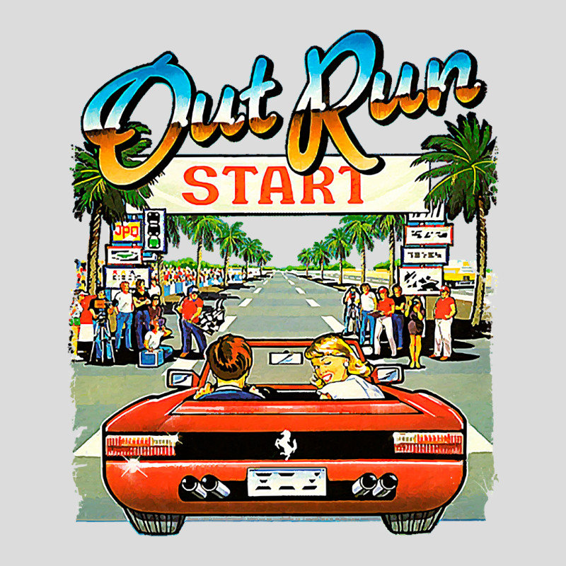 Arcade Out Run Video Game T Shirt Men's Polo Shirt | Artistshot