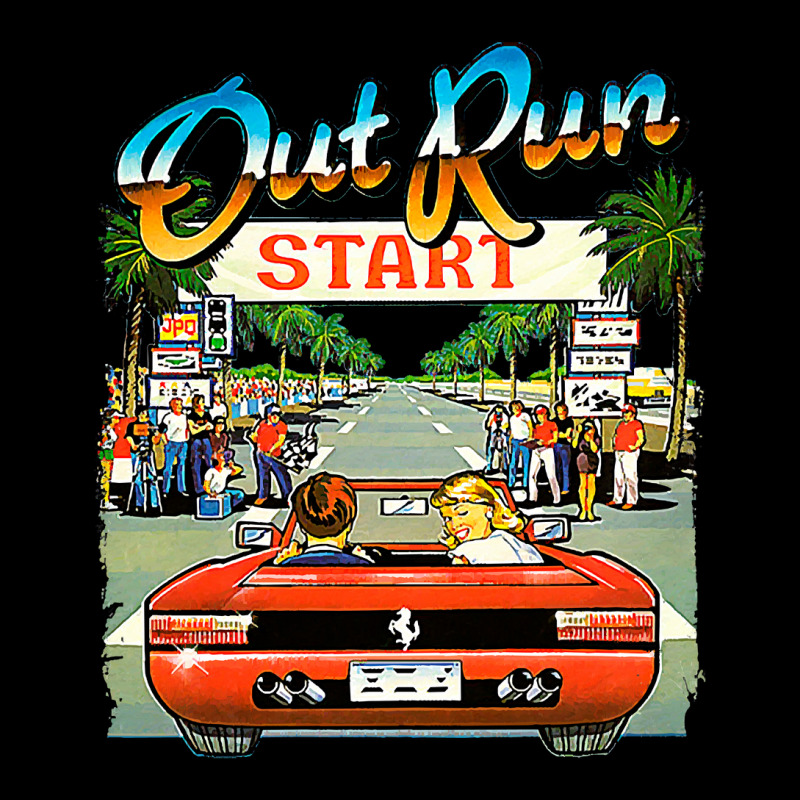 Arcade Out Run Video Game T Shirt Legging by MeganArtist | Artistshot