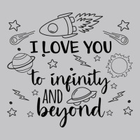 I Love You To Infinity And Beyond Valentine Day Planets Cute Baby Bodysuit | Artistshot