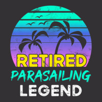 Retired Parasailing Legend Retirement Retro 80's Sunset Vintage Hoodie | Artistshot