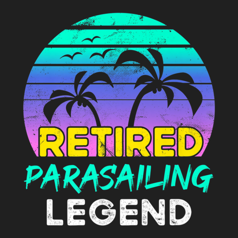 Retired Parasailing Legend Retirement Retro 80's Sunset Ladies Polo Shirt by brcarjonesyi | Artistshot