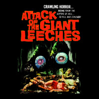 Attack Of The Giant Leeches Poster Zipper Hoodie | Artistshot