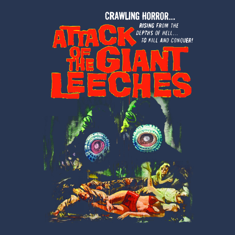 Attack Of The Giant Leeches Poster Men Denim Jacket | Artistshot