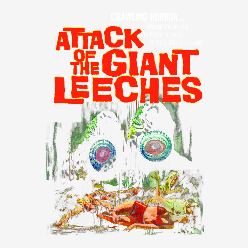 Attack Of The Giant Leeches Poster Baby Bibs by MeganArtist | Artistshot