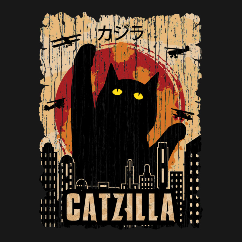 Retro Vintage Catzilla Tshirt Flannel Shirt | Artistshot