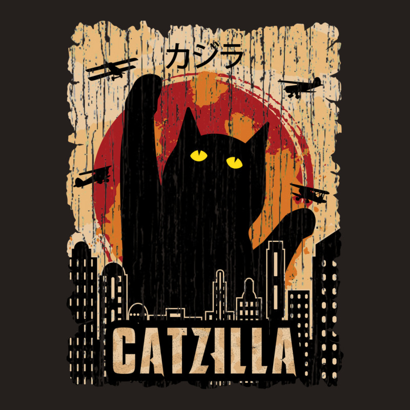 Retro Vintage Catzilla Tshirt Tank Top | Artistshot