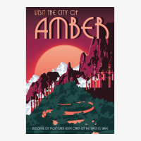 Chronicles Of Amber Vintage Travel Poster Adjustable Cap | Artistshot