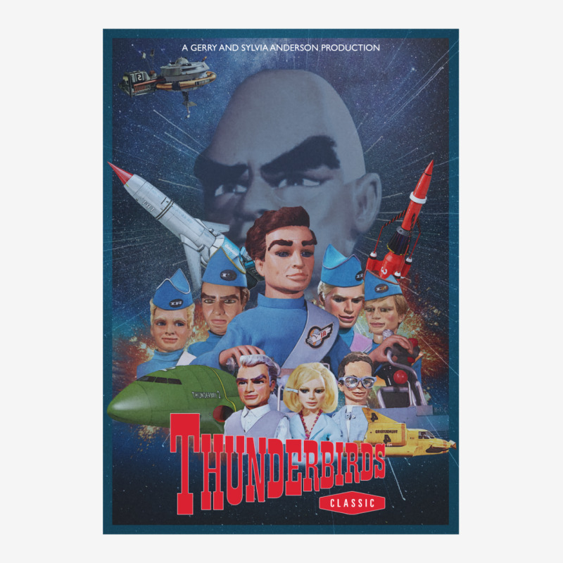 Thunderbirds Classic Vintage Retro Poster Classic T-shirt | Artistshot