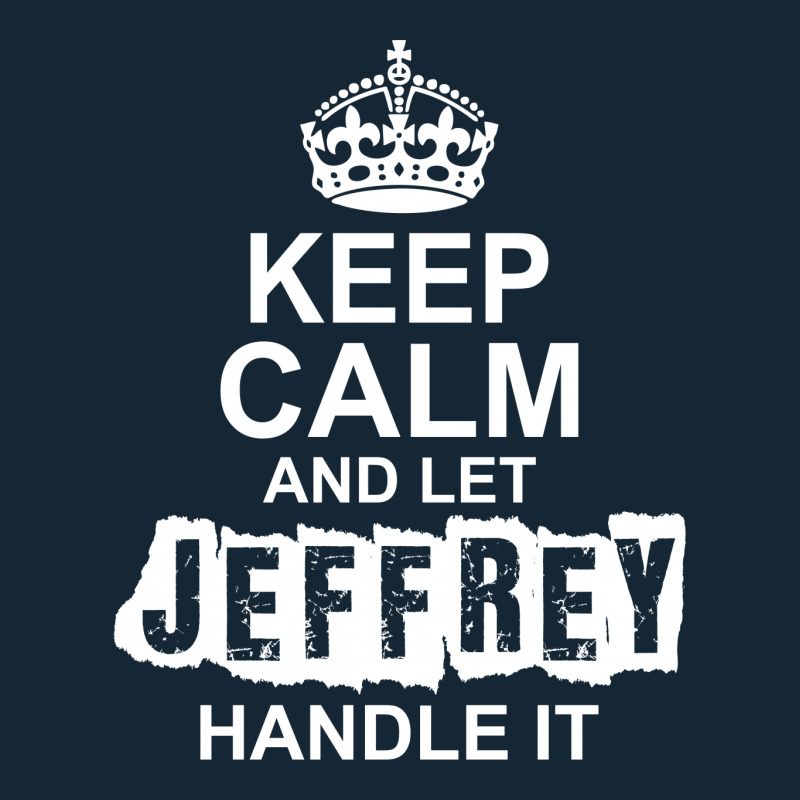 Keep Calm And Let Jeffrey Handle It Baby Bibs by tshiart | Artistshot