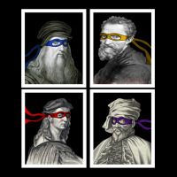 Ninja Artists Leonardo Donatello Raphael Michelangelo Parody Renaissan Unisex Jogger | Artistshot