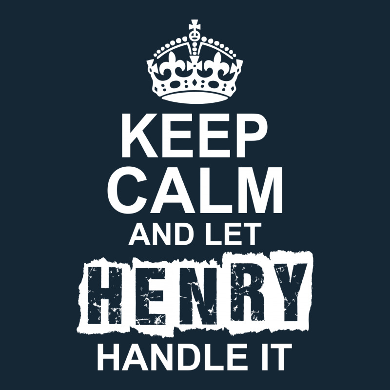 Keep Calm And Let Henry Handle It Baby Bibs by tshiart | Artistshot