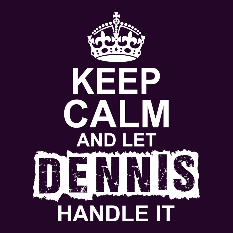 Keep Calm And Let Dennis Handle It Baby Bibs by tshiart | Artistshot