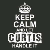 Keep Calm And Let Curtis Handle It Baby Bibs | Artistshot