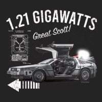 Back To The Future 1.21 Gigawatts Delorean Car (© Ucs Llc And Amblin) 3/4 Sleeve Shirt | Artistshot