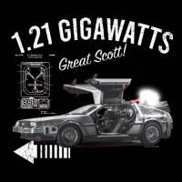 Back To The Future 1.21 Gigawatts Delorean Car (© Ucs Llc And Amblin) Zipper Hoodie | Artistshot