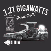 Back To The Future 1.21 Gigawatts Delorean Car (© Ucs Llc And Amblin) Vintage Hoodie | Artistshot