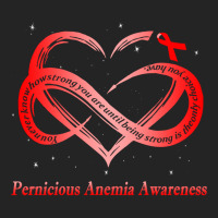 I Wear Red For Pernicious Anemia Awareness Warrior Pullover Hoodie 3/4 Sleeve Shirt | Artistshot